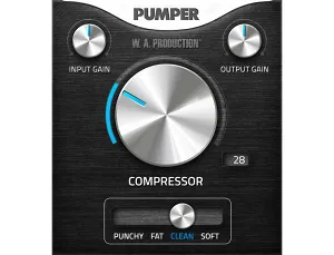 压缩失真立体声拓展效果器独立版本-W.A.Production Pumper v1.0.1 WiN-MAC