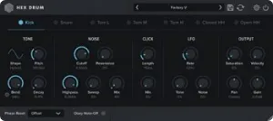 电子合成鼓机插件-Oblivion Sound Lab Hex Drum v1.0.2 WiN-MAC