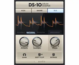鼓瞬态整形效果器-XLN Audio DS-10 Drum Shaper v1.2.5 R2R-win