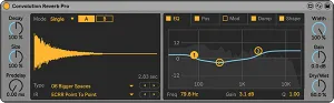 卷积混响拓展模块-Ableton Convolution Reverb v1.4 For Max For Live