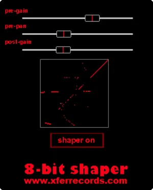 免费的8-Bit失真塑形插件-Xfer Records 8-Bit Shaper v1.1 WiN-MAC