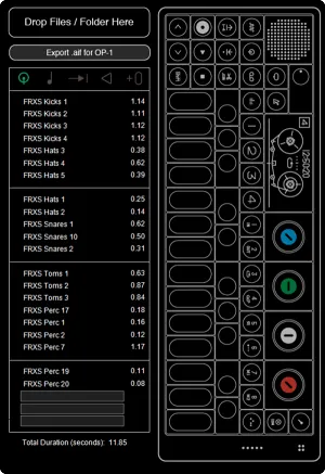 免费便携的鼓机程序-Xfer Records OP1 Drum Utility v1.03 WiN-MAC