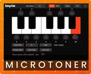 东方韵律音阶转换器插件-TAQS.IM MicroToner v1.0.1 WiN-MAC