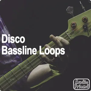 迪斯科贝司线采样-AudioFriend Disco Bassline Loops WAV