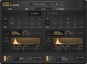 模拟管弦乐合成音色库-Output Analog Brass and Winds v1.0.1 Kontakt