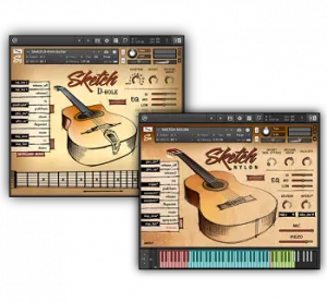 尼龙MIDI吉他音色库-Sketch Samples Sketch Nylon Kontakt