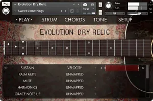 吉布森木吉他音源-Orange Tree Samples Evolution Dry Relic v1.2.5 Kontakt
