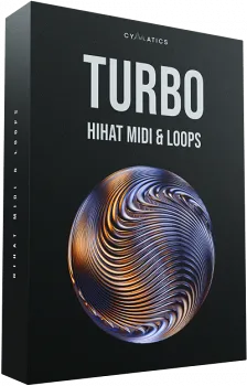踩镲MIDI模版采样-Cymatics TURBO Hihat Midi & Loops Wav Midi