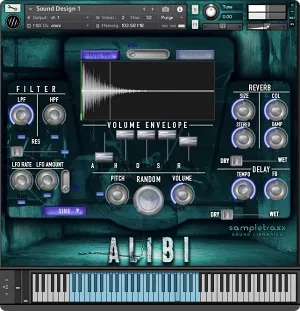 古董钢琴/电影音色库-SampleTraxx ALIBI Kontakt