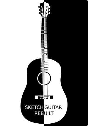 简约木吉他音色库-Sketch Sampling  Sketch Guitar Rebuilt Kontakt