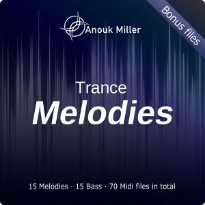 6个Trance电音舞曲旋律MiDi包-Anouk Miller Trance Melodies Vol 1-6 MiDi