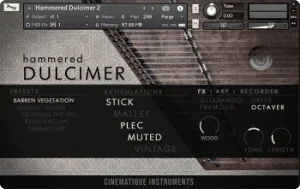 德西马琴音色库-Cinematique Instruments Hammered Dulcimer v2 KONTAKT