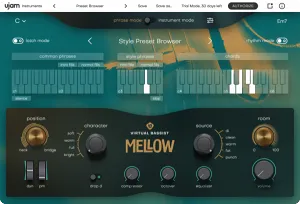 虚拟爵士原声贝斯手音源插件-UJAM Virtual Bassist MELLOW v2.3.0 R2R-win