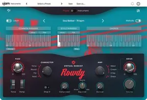 虚拟金属朋克贝斯手音源插件-UJAM Virtual Bassist ROWDY v2.1.1 WiN-MAC