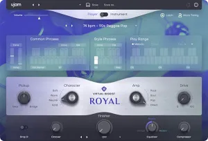 虚拟流行摇滚贝斯手音源插件-UJAM Virtual Bassist ROYAL v2.1.1 WiN-MAC