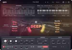 深情灵魂虚拟鼓手音源插件-UJAM Virtual Drummer DEEP v2.5.0 WiN-MAC