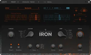 虚拟摇滚电吉他手音源插件-UJAM Virtual Guitarist IRON v1.1.0 WiN-MAC
