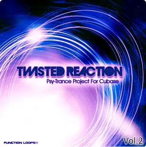 Psytrance工程模版-Function Loops Twisted Reaction Vol 2 Psytrance Cubase Project