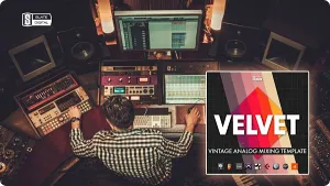 复古模拟色彩混音模版-Slate Academy Velvet Vintage Analog Mix Template