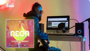 流行混音模版-Slate Academy Neon Pop Mix Template