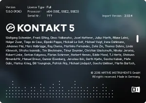 康泰克采样器便携版-Native Instruments Kontakt v5.8.0 Portable WiN