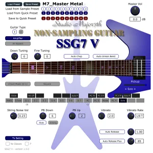 物理建模电/木吉他音色插件-Studio Major 7th SSG7V v1.5.0 MOCHA-win