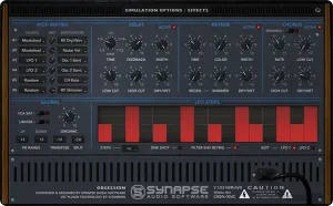 老式复音合成器-Synapse Audio Obsession v1.2.1 WiN-MAC