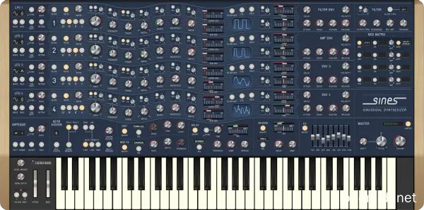 多声道合成器-Cherry Audio Sines v1.0.5.79 R2R [WiN] :-1