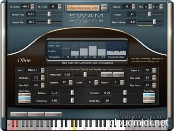 虚拟双簧管音源-Audio Modeling SWAM Engine Double Reeds v2.8.1 CE-win :-1