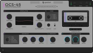 复古磁带模拟插件-Spectral Plugins OCS-45 v1.1.2 Mocha-win
