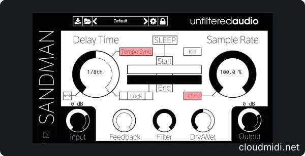 延迟效果器-Unfiltered Audio Sandman v1.4.0 TC-win :-1