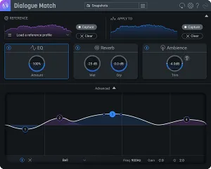 对白录音编辑插件-iZotope Dialogue Match v1.0.2b macOS-MORiA
