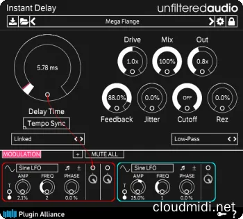 延迟效果器-Unfiltered Audio Instant Delay v1.3.0 TC-win :-1