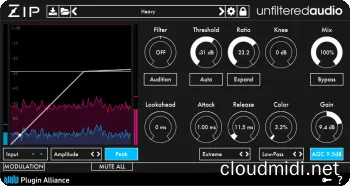 压缩效果器-Unfiltered Audio Zip v1.4.0 TC-win :-1