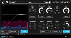 压缩效果器-Unfiltered Audio Zip v1.4.2 TC-win