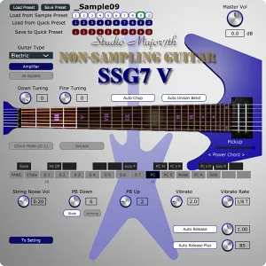 虚拟吉他音源插件-Studio Major7th SSG7V v1.6.0 RET-win