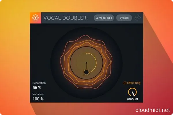 人声加倍效果器-iZotope Vocal Doubler v1.2.0 KD-mac :-1 人声加倍效果器-iZotope Vocal Doubler v1.2.0 KD-mac :-1