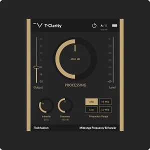 中低频增强效果器-Techivation T-Clarity v1.0.7 R2R-win