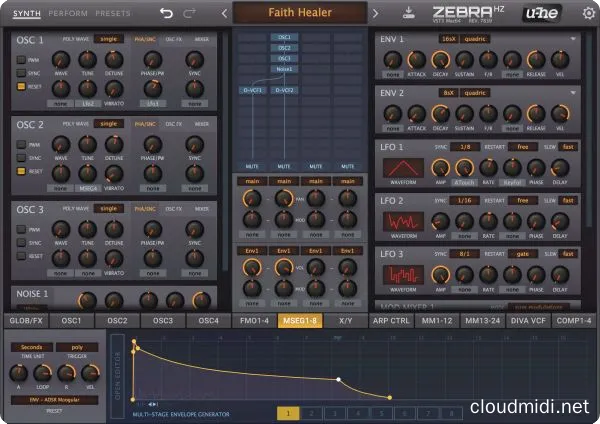 黑暗电子合成器-u-he The Dark Zebra v2.9.3 CE-win :-1