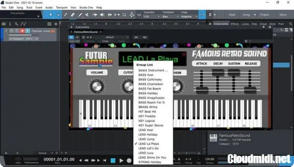 复古流行风格音源-FUTUR Sample Famous Retro Sound 1.0 WiN-MAC :-1 复古流行风格音源-FUTUR Sample Famous Retro Sound 1.0 WiN-MAC :-1