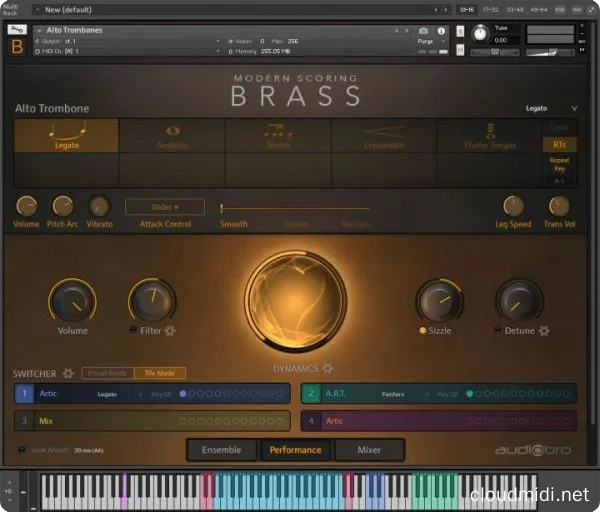 摩登电影铜管乐器音源-Audiobro Modern Scoring Brass Kontakt :-1