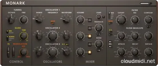 模拟合成器模块-Native Instruments Monark v1.3.1.3 R2R WiN-MAC :-1 模拟合成器模块-Native Instruments Monark v1.3.1.3 R2R WiN-MAC :-1