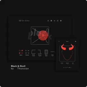 Trap合成器插件-Thenatan Black All in One VST For Trap WIN-MAC