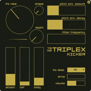 复古调频合成器-Ternär Music Technology Triplex Kicker v0.3.1-win