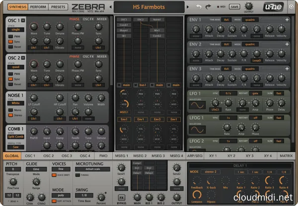 斑马合成器-U-he Zebra Legacy v2.9.3 R2R WIN-MAC-Linux :-1 斑马合成器-U-he Zebra Legacy v2.9.3 R2R WIN-MAC-Linux :-1