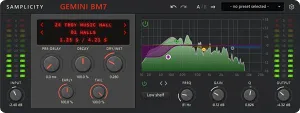 模拟混响效果器-Samplicity Gemini BM7 v1.0.8 TF-win