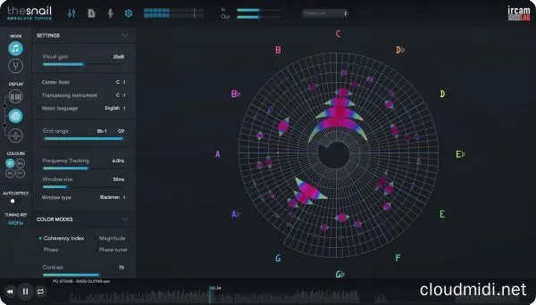 音调频域分析插件-Ircam Lab The Snail v1.4.1 R2R-win :-1