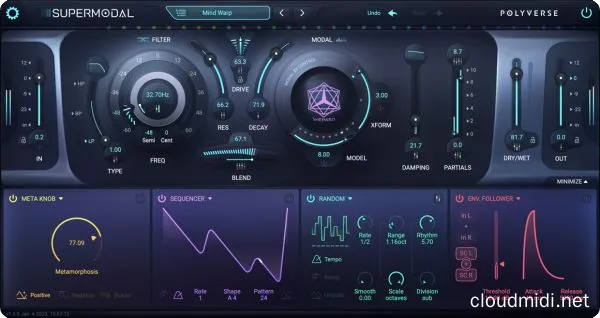 模态滤波效果器-Polyverse Music Supermodal v1.0.0 R2R-win :-1 模态滤波效果器-Polyverse Music Supermodal v1.0.0 R2R-win :-1