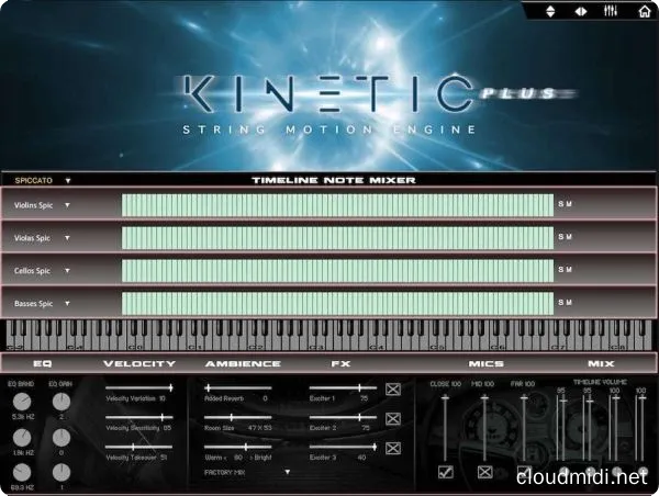 动感弦乐音色库-Kirk Hunter Studios Kinetic Strings Plus Kontakt :-1