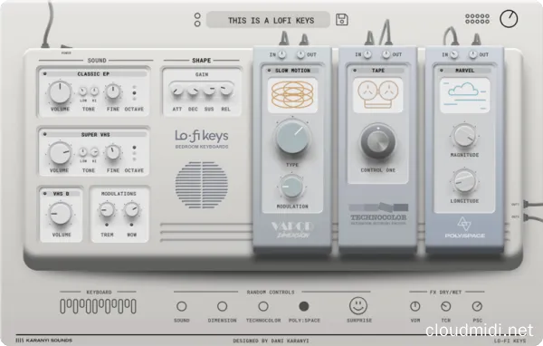 低保真键盘钢琴音源-Karanyi Sounds Lofi Keys v1.25 demberto-win :-1